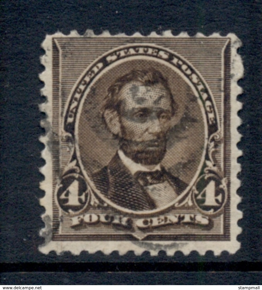 USA 1890-93 Sc#222 Lincoln 4c FU - Other & Unclassified