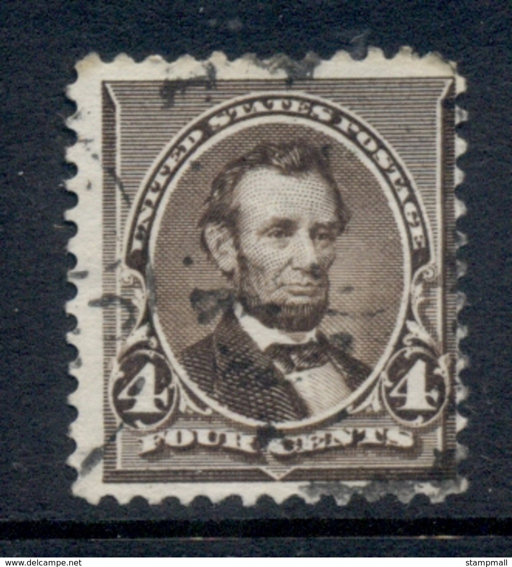 USA 1890-93 Sc#222 Lincoln 4c FU - Autres & Non Classés