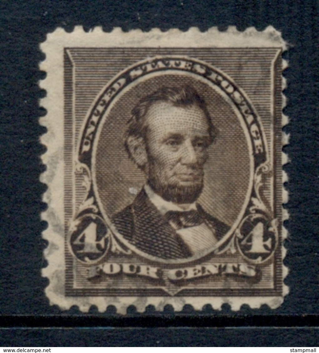 USA 1890-93 Sc#222 Lincoln 4c FU - Andere & Zonder Classificatie