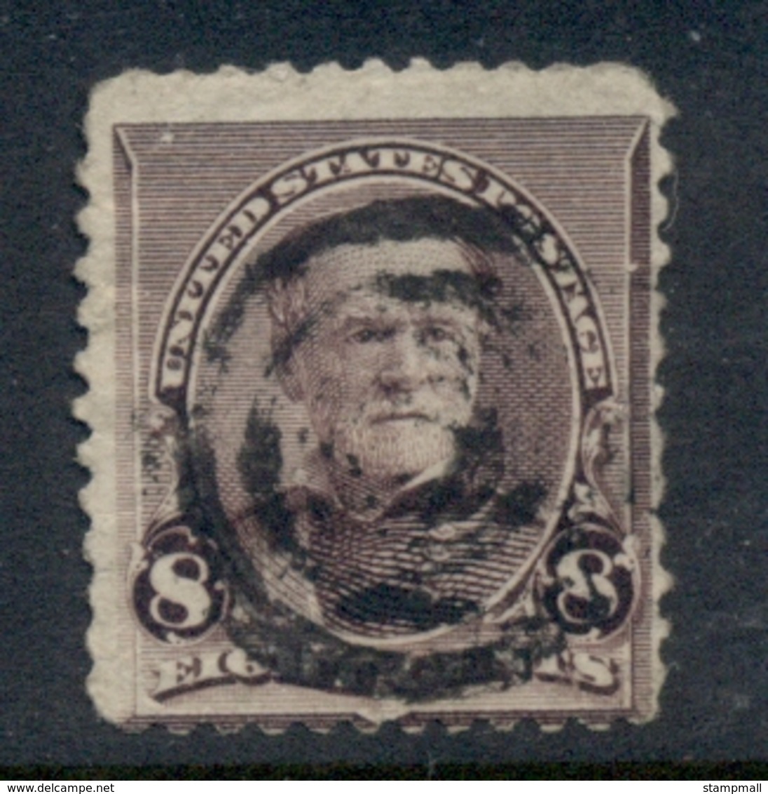 USA 1890-93 Sc#225 Sherman 8c FU - Other & Unclassified