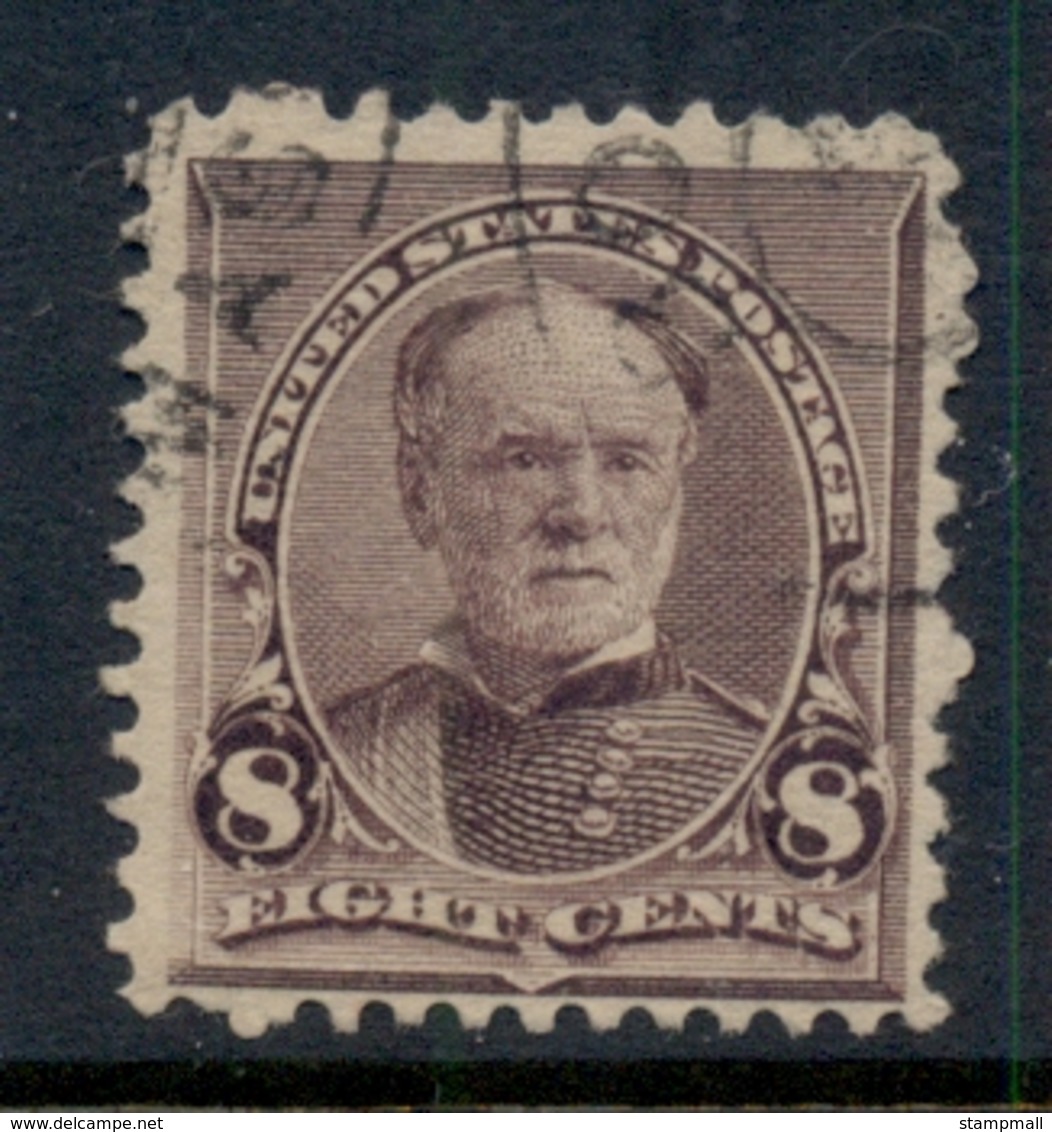 USA 1890-93 Sc#225 Sherman 8c FU - Other & Unclassified