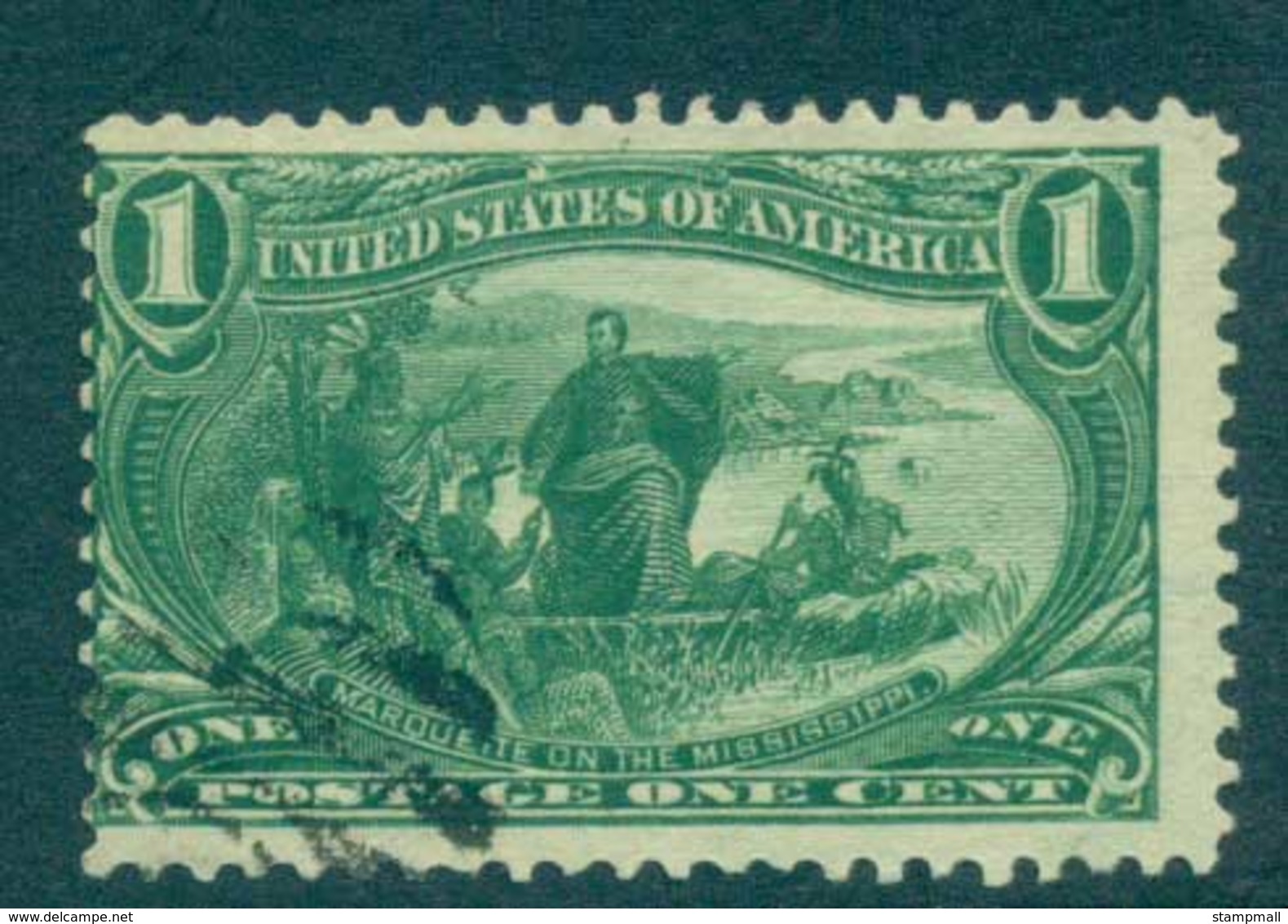 USA 1898 Sc#285 1c Trans-Mississippi Exposition FU Lot67203 - Autres & Non Classés