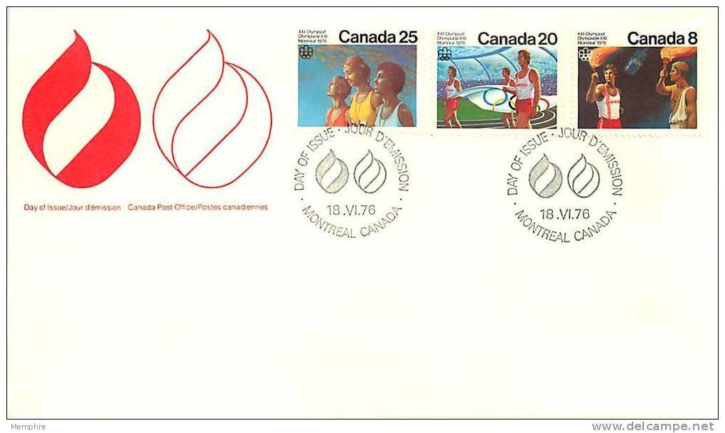 1976  Montreal Olympics  Opening Ceremonies  Sc 681-3 - 1971-1980