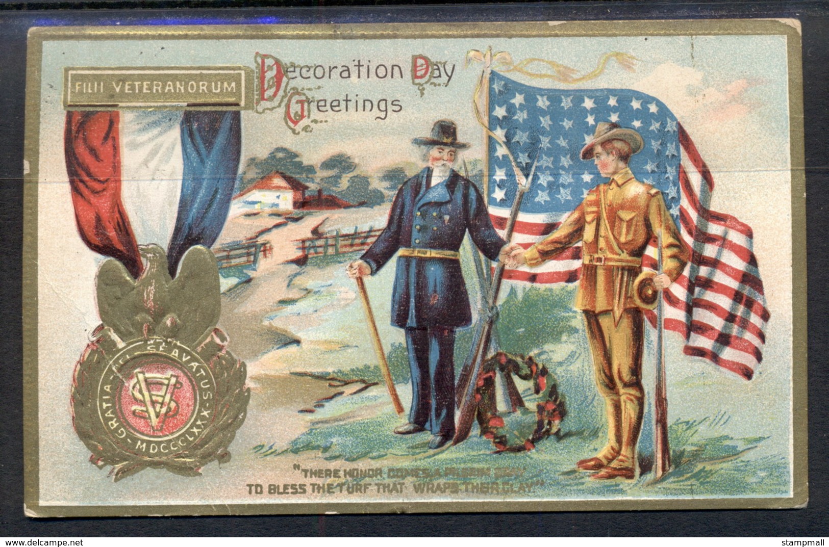 USA 1913 PPC Patriotic Veterans - Otros & Sin Clasificación