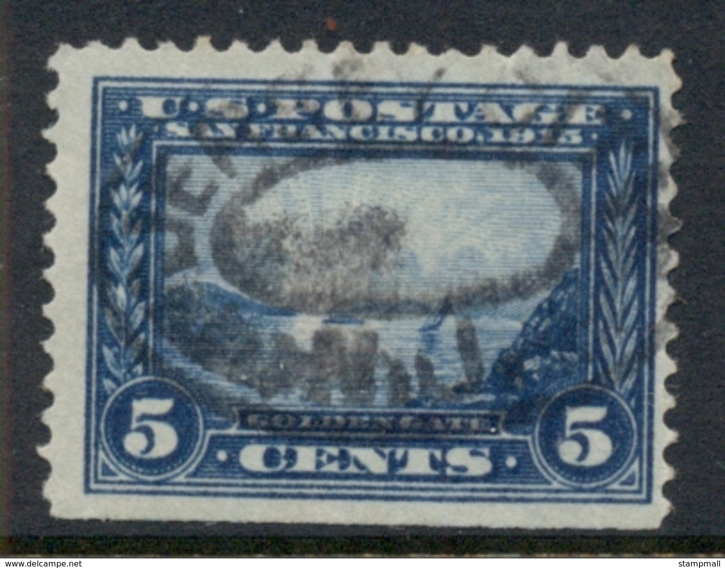 USA 1913 Sc#399 5c Panama-Pacific Exposition Perf 12 FU - Autres & Non Classés