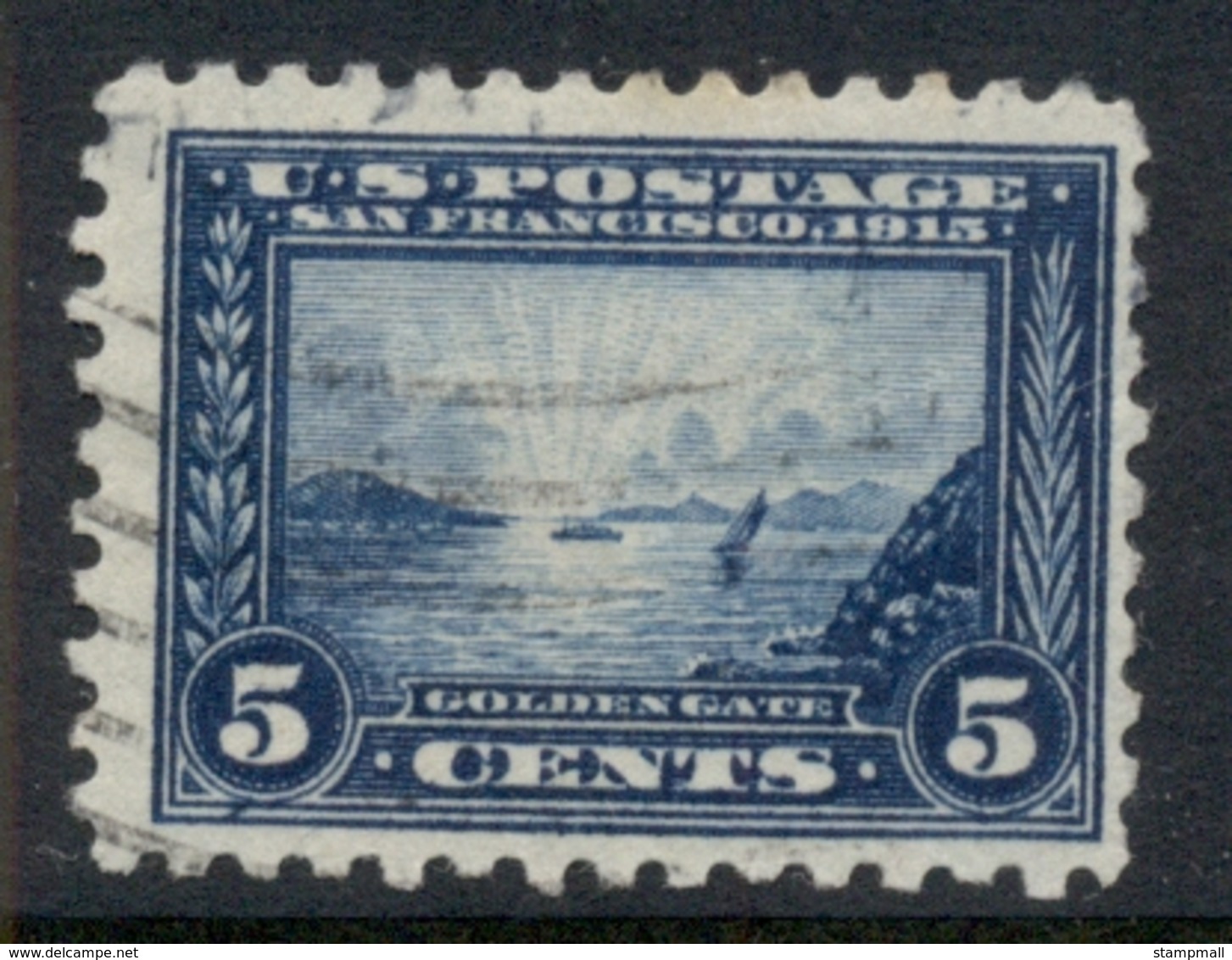 USA 1914-15 Sc#403 5c Panama-Pacific Exposition Perf 10 FU - Andere & Zonder Classificatie