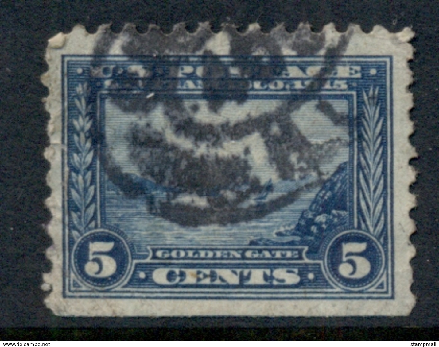 USA 1914-15 Sc#403 5c Panama-Pacific Exposition Perf 10 FU - Other & Unclassified