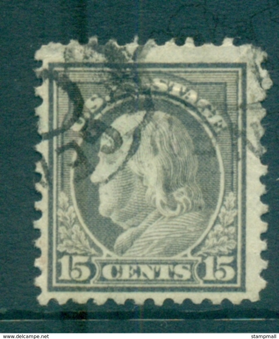 USA 1917-19 Sc#514 15c Grey Franklin Perf 11 No Wmk FU Lot69255 - Otros & Sin Clasificación