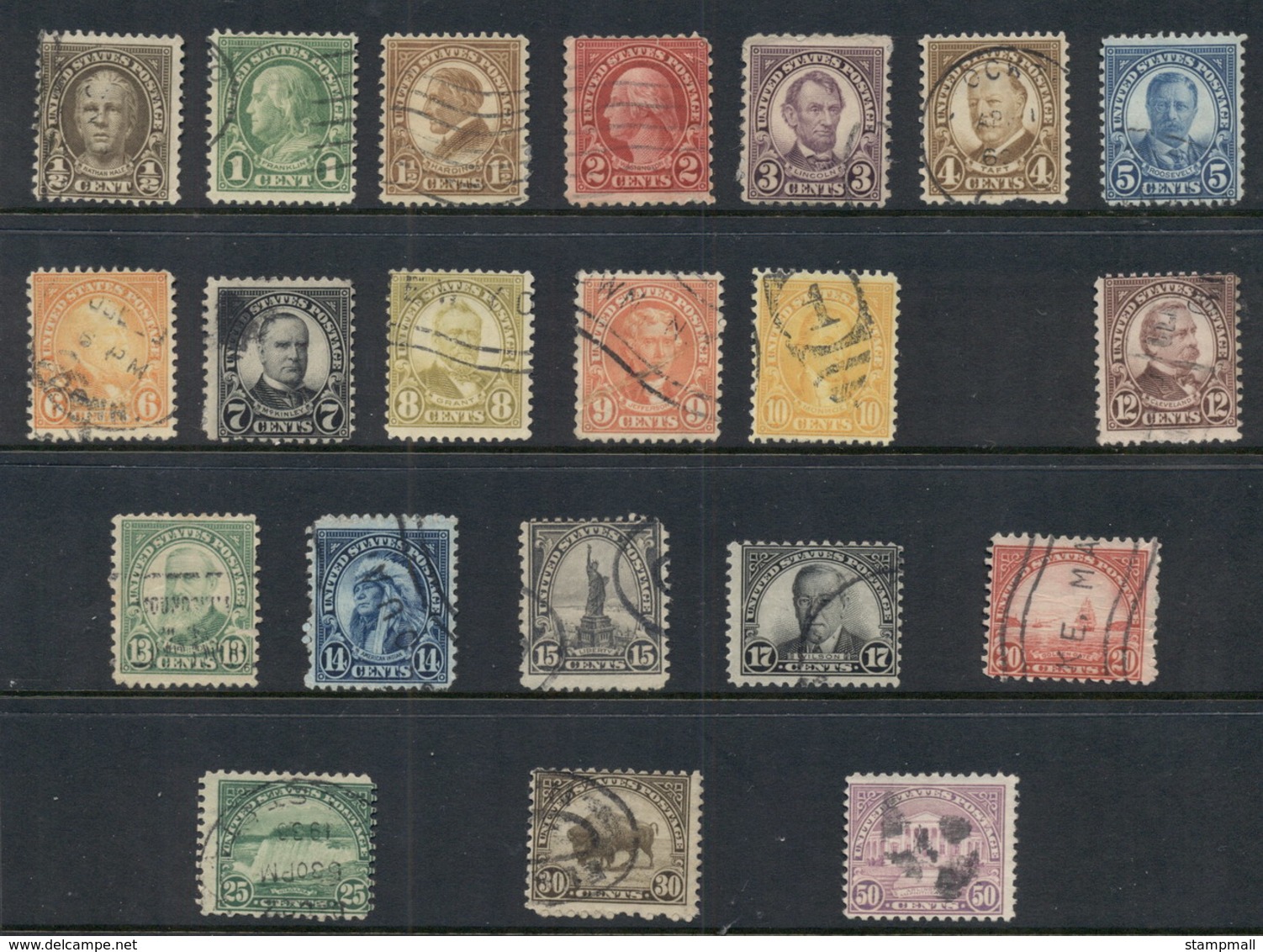 USA 1926-34 Forth Bureaus Perf 11x10.5 (no11c) FU - Andere & Zonder Classificatie