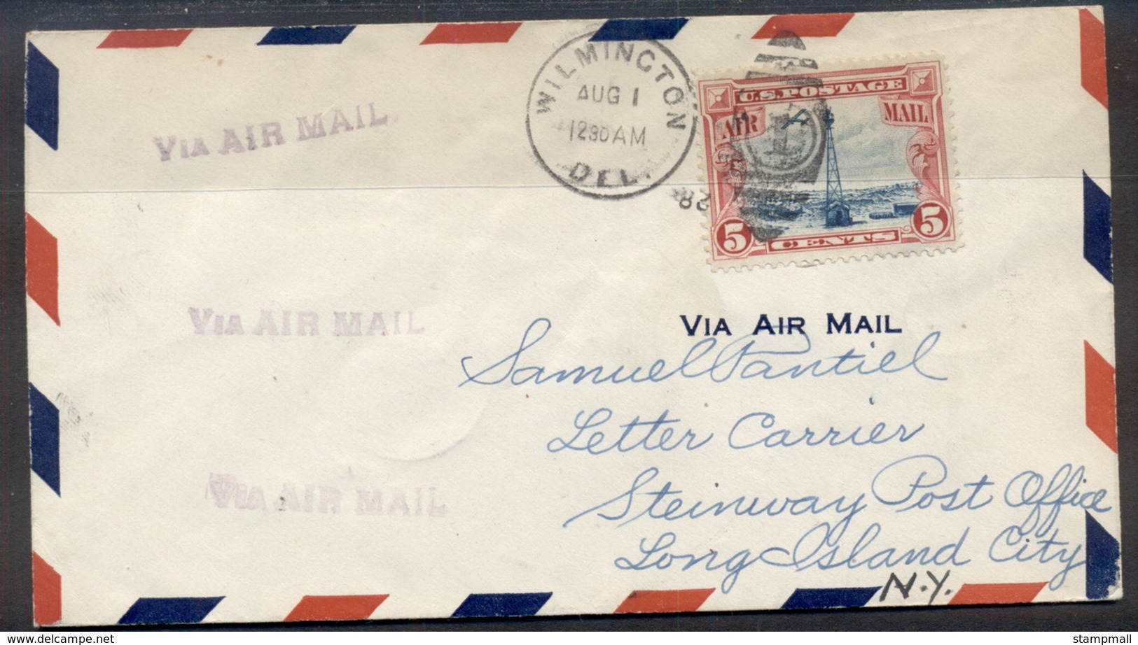 USA 1928 Beacon On Rocky Mountains Airmail Cover - Otros & Sin Clasificación
