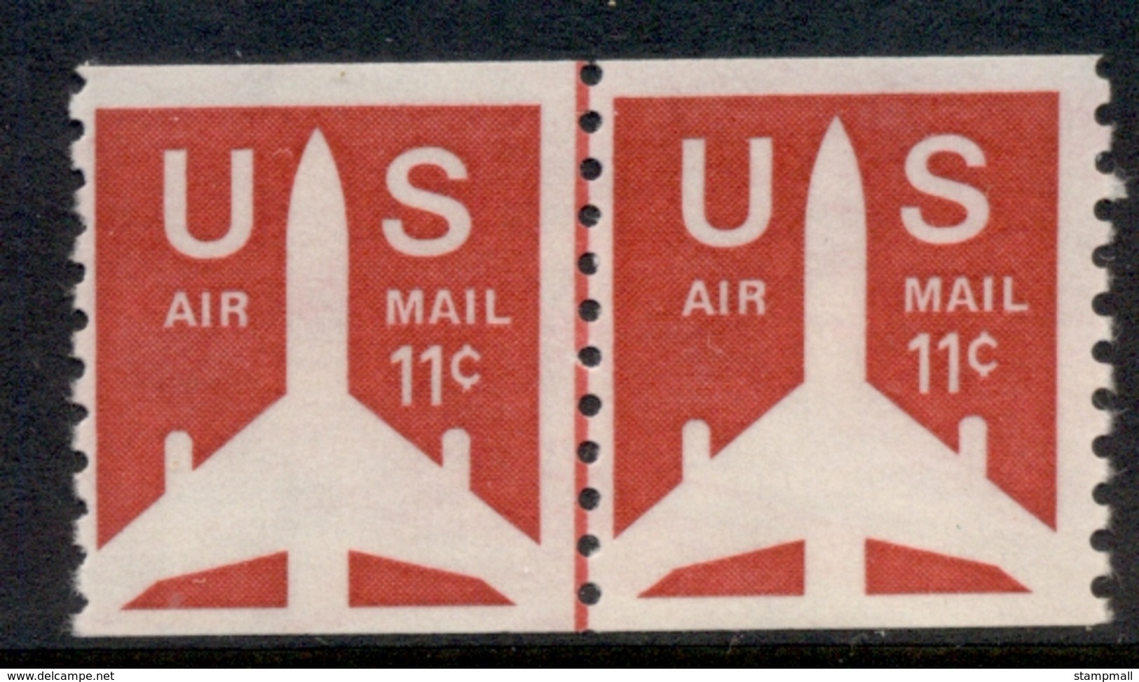 USA 1971-73 Sc#C82Airmail Coil Line Pr MUH - Other & Unclassified