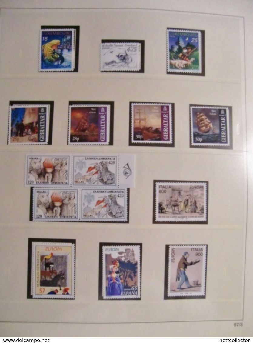 EUROPA COLLECTION 1995 / 1999  QUASI COMPLETE TIMBRES NEUFS** LUXE / SUPER PRIX