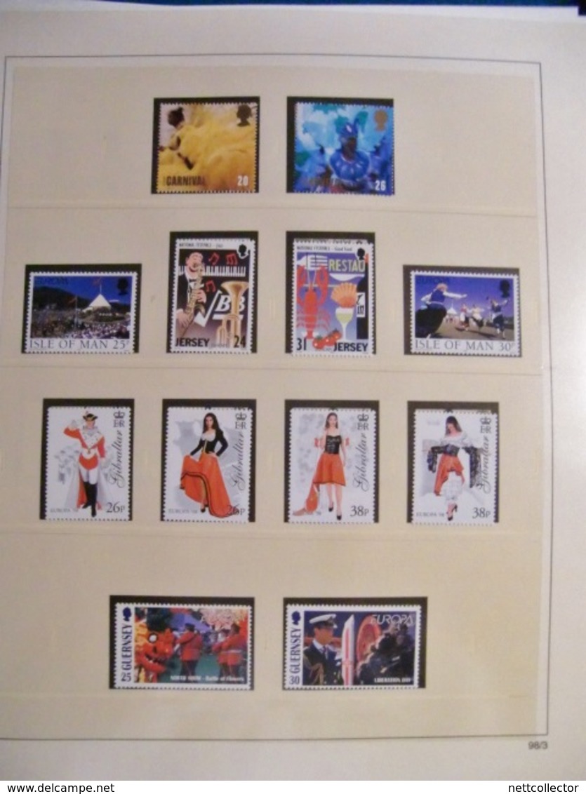 EUROPA COLLECTION 1995 / 1999  QUASI COMPLETE TIMBRES NEUFS** LUXE / SUPER PRIX