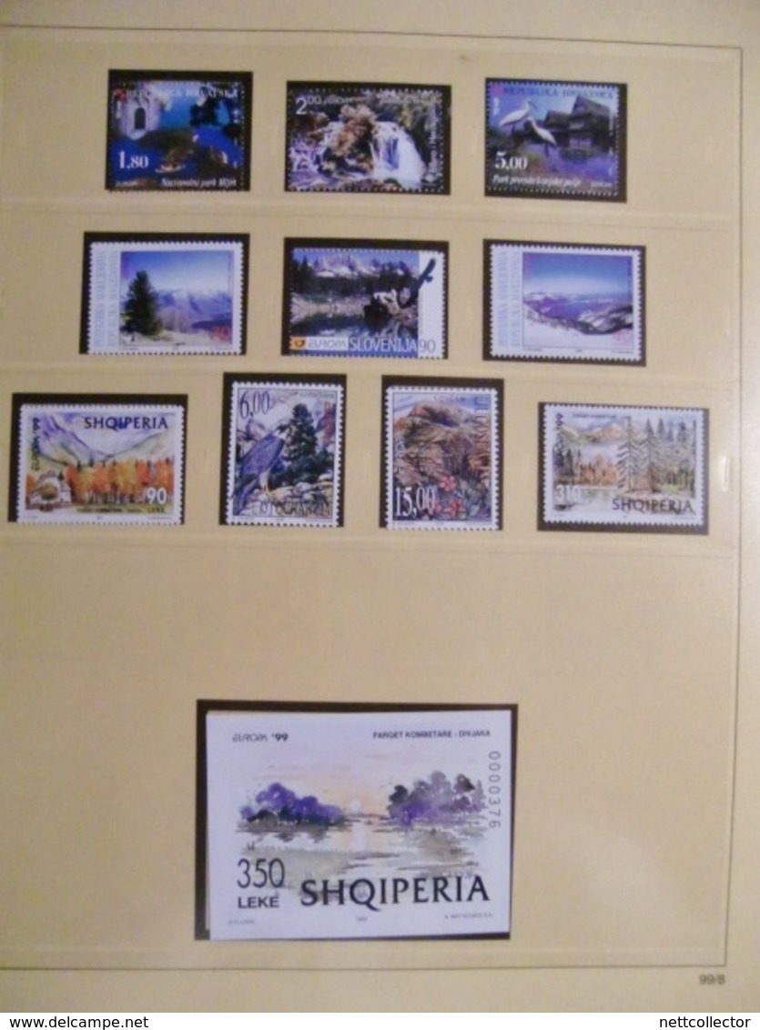EUROPA COLLECTION 1995 / 1999  QUASI COMPLETE TIMBRES NEUFS** LUXE / SUPER PRIX