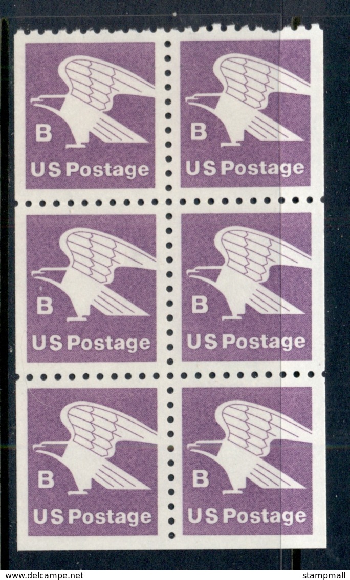 USA 1981 Sc#1819 Eable B Booklet Pane MUH - Other & Unclassified