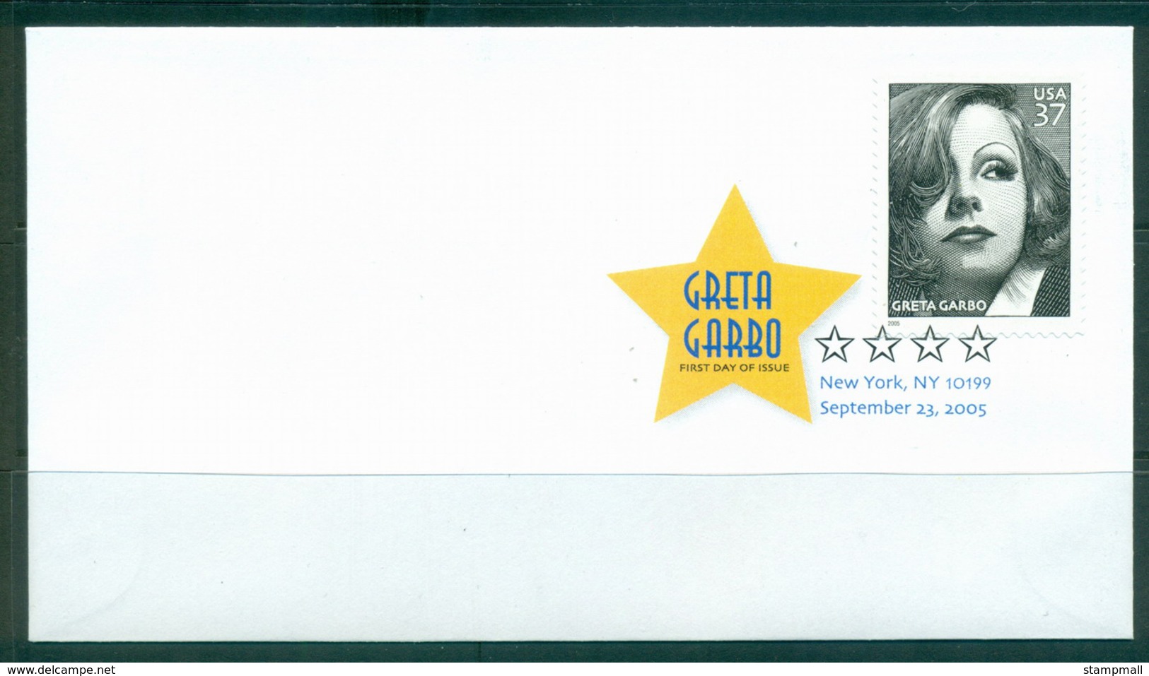 USA 2005 Sc#3943 Greta Garbo FDC Lot33737 - Other & Unclassified