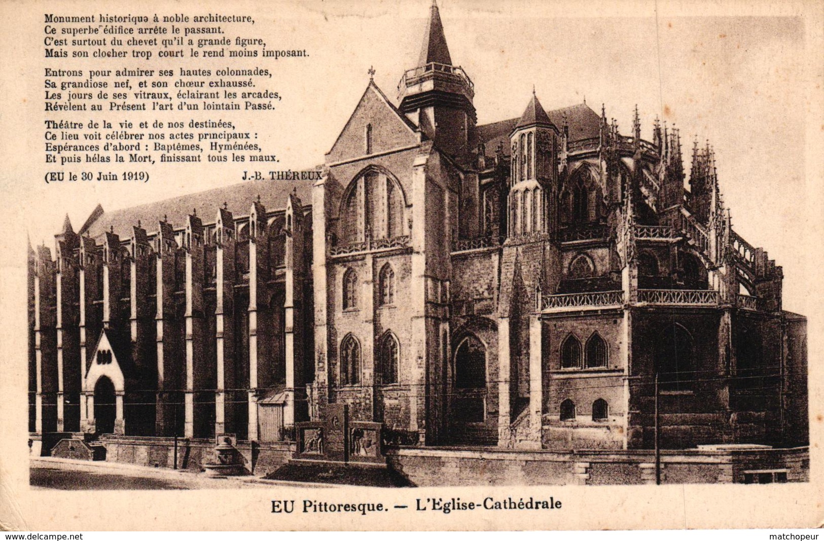 EU PITTORESQUE -76- L'EGLISE CATHEDRALE - Eu