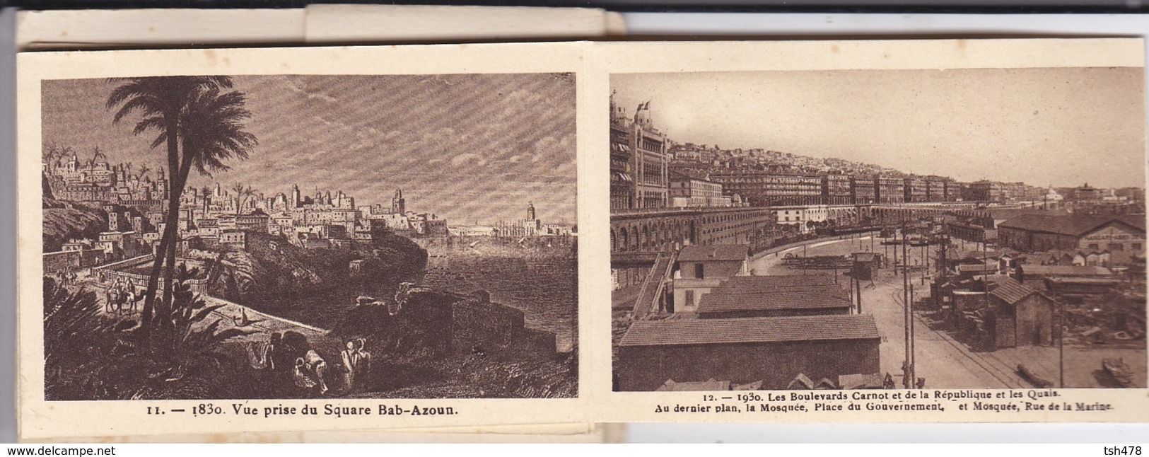 ALGERIE--ALGER--le centenaire d'alger 1830-1930--mini dépliant---voir 8 scans