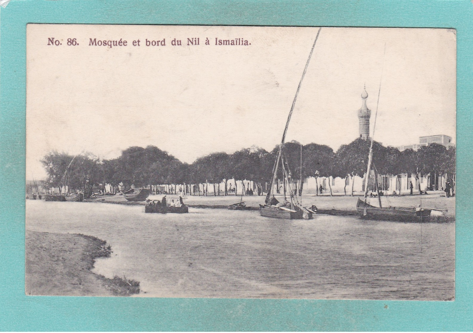 Old Post Card Of Mosquee Et Bord Du Nil A Ismailia, Al Isma'iliyah, Egypt J20. - Ismailia