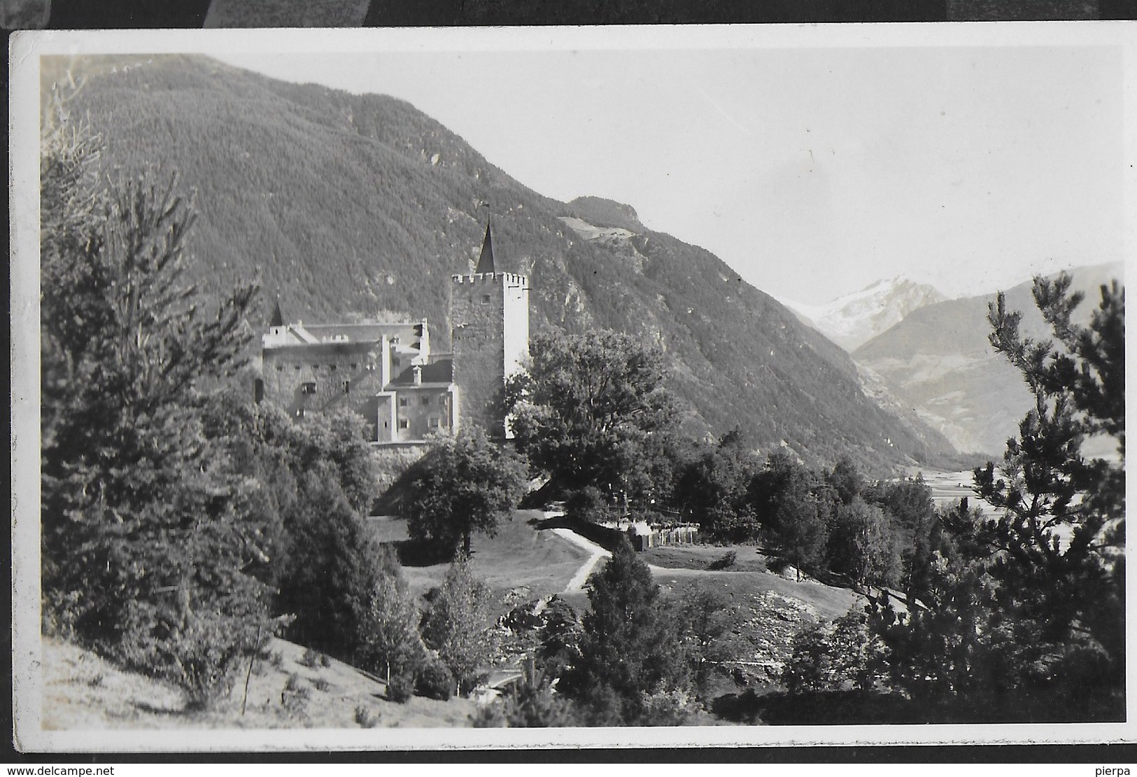 VAL D'ISARCO - CASTELLO (BRUNICO?) - FOTO GEVAERT - FORMATO PICCOLO - NUOVA - Castelli