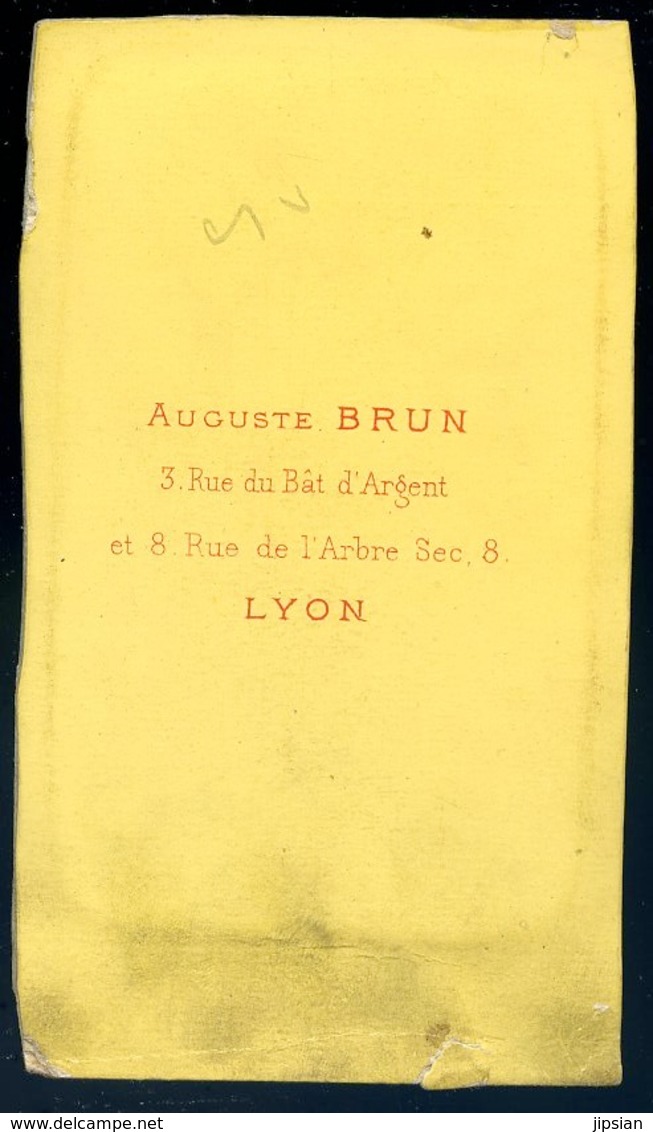 Photo Circa 1900 CDV Originale  Photographe Auguste Brun Lyon   .. Photographie CDV18B - Anciennes (Av. 1900)