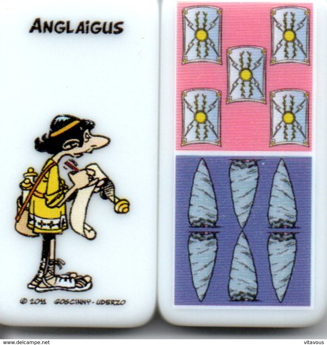 Anglaigus - Domino Astérix - Figurine BD  Jeu - Autres & Non Classés