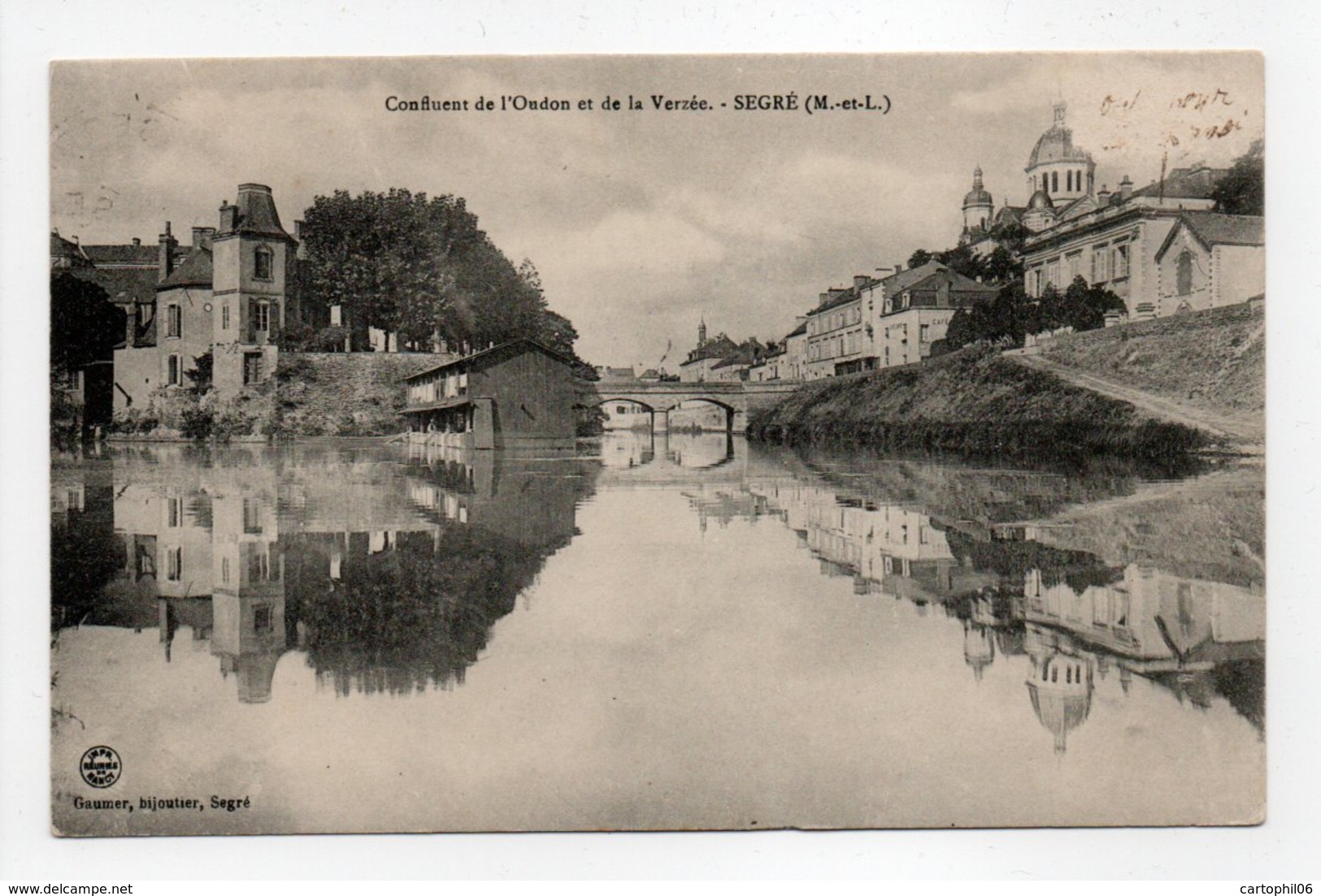 - CPA SEGRÉ (49) - Confluent De L'Oudon Et De La Verzée 1910 - Edition Gaumer - - Segre