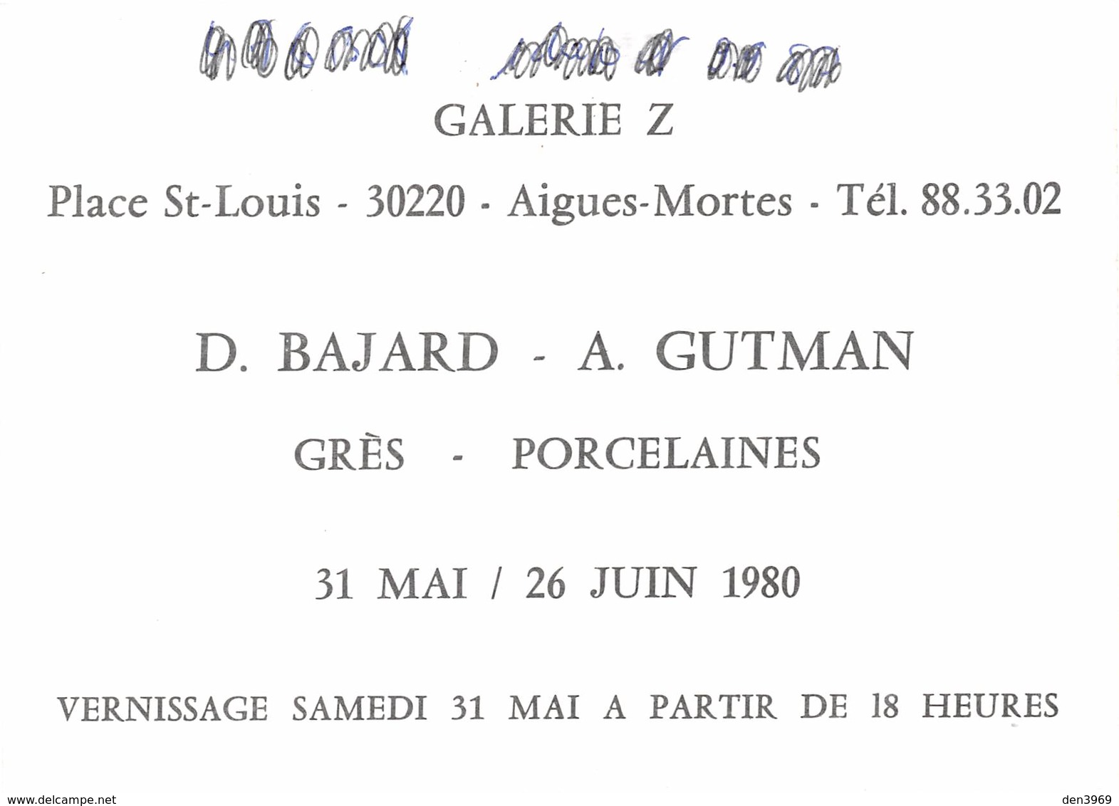 Aigues-Mortes - Galerie Z, Place Saint-Louis - D. Bajard - A. Gutman - Grès - Porcelaines - Aigues-Mortes