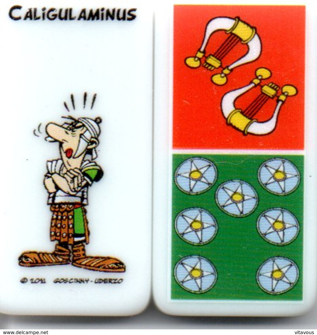 Caligulami - Domino Astérix - Figurine BD  Jeu - Autres & Non Classés