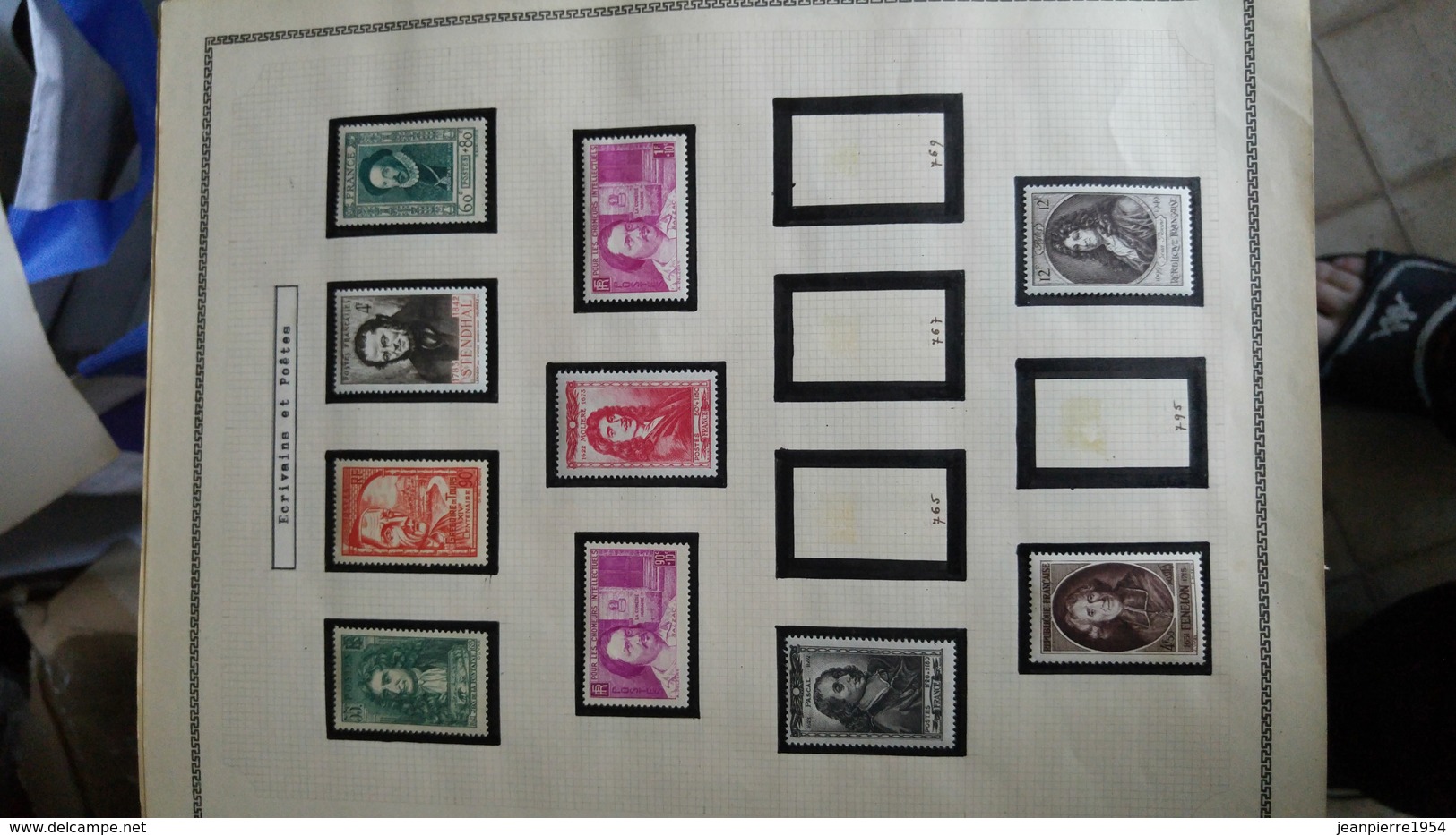 Anciens Timbres Dfrançais Neuf Sur Charniere - Colecciones (en álbumes)