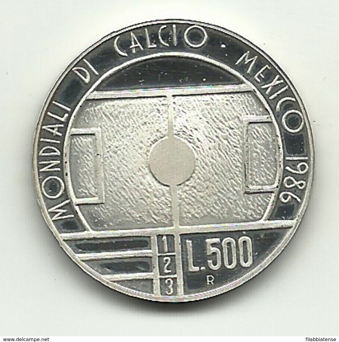 1986 - San Marino 500 Lire - Mondiali Di Calcio - Senza Confezione   ----- - San Marino