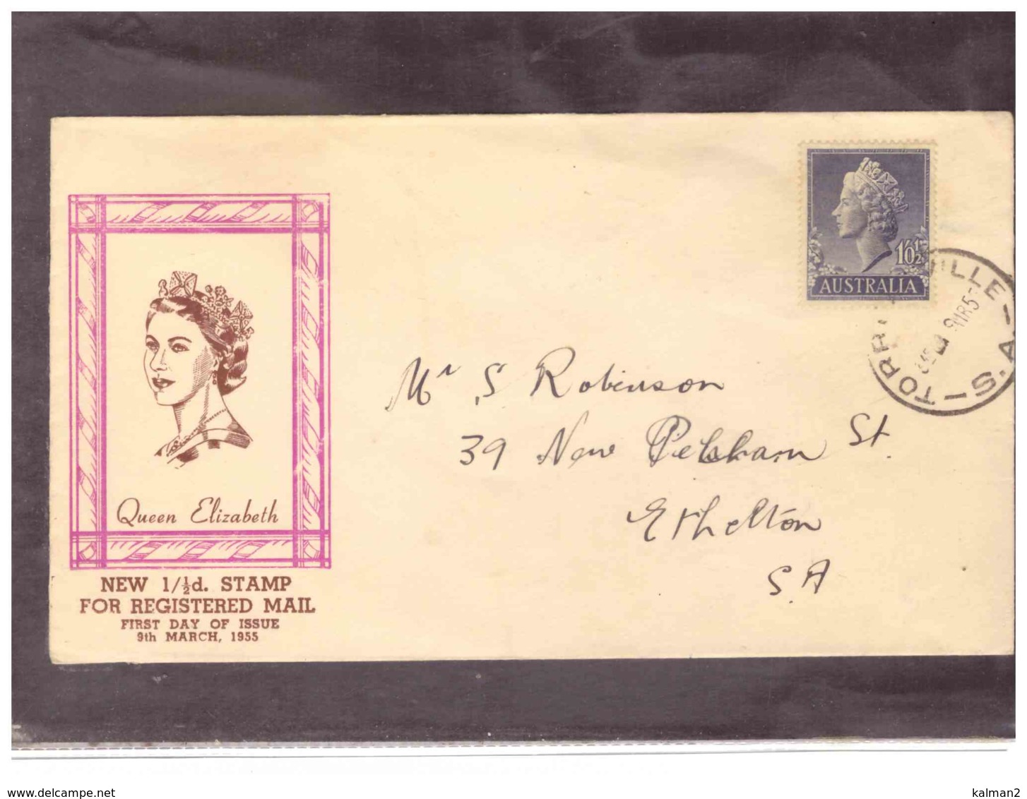 AUSFDC359   -  9,3,1955    /    FDC  MICHEL NR.  252 - FDC