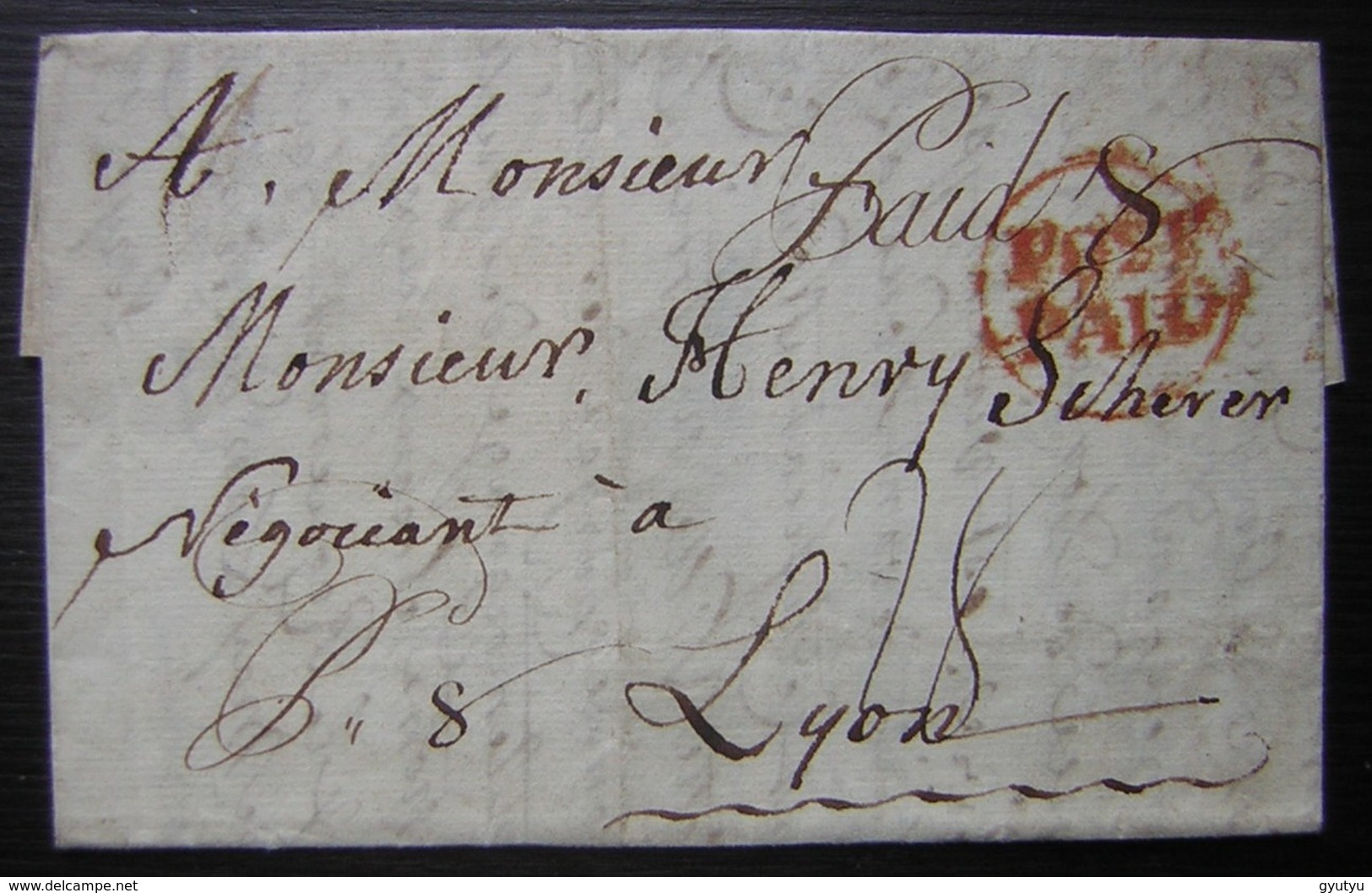 1772 Dorchester Letter From Thomas Gould, "Juge De Paix" In French To Henry Scherer In France (Lyon) About Esayé Robert - ...-1840 Préphilatélie