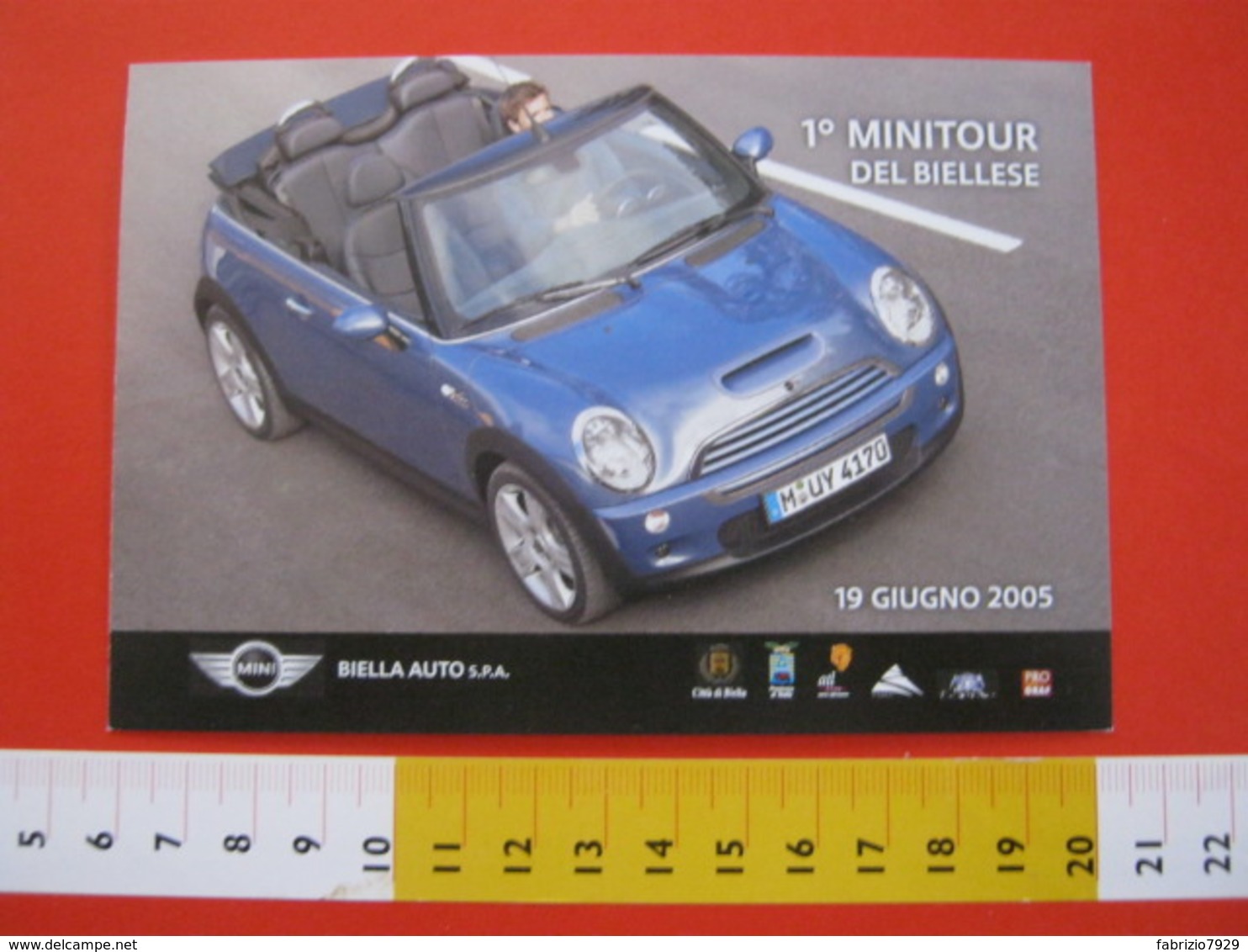 A.03 ITALIA ANNULLO - 2005 BIELLA 1° RADUNO MINI MINOR INNOCENTI CITTA' AUTO AUTOMOBILE CAR - Automobili