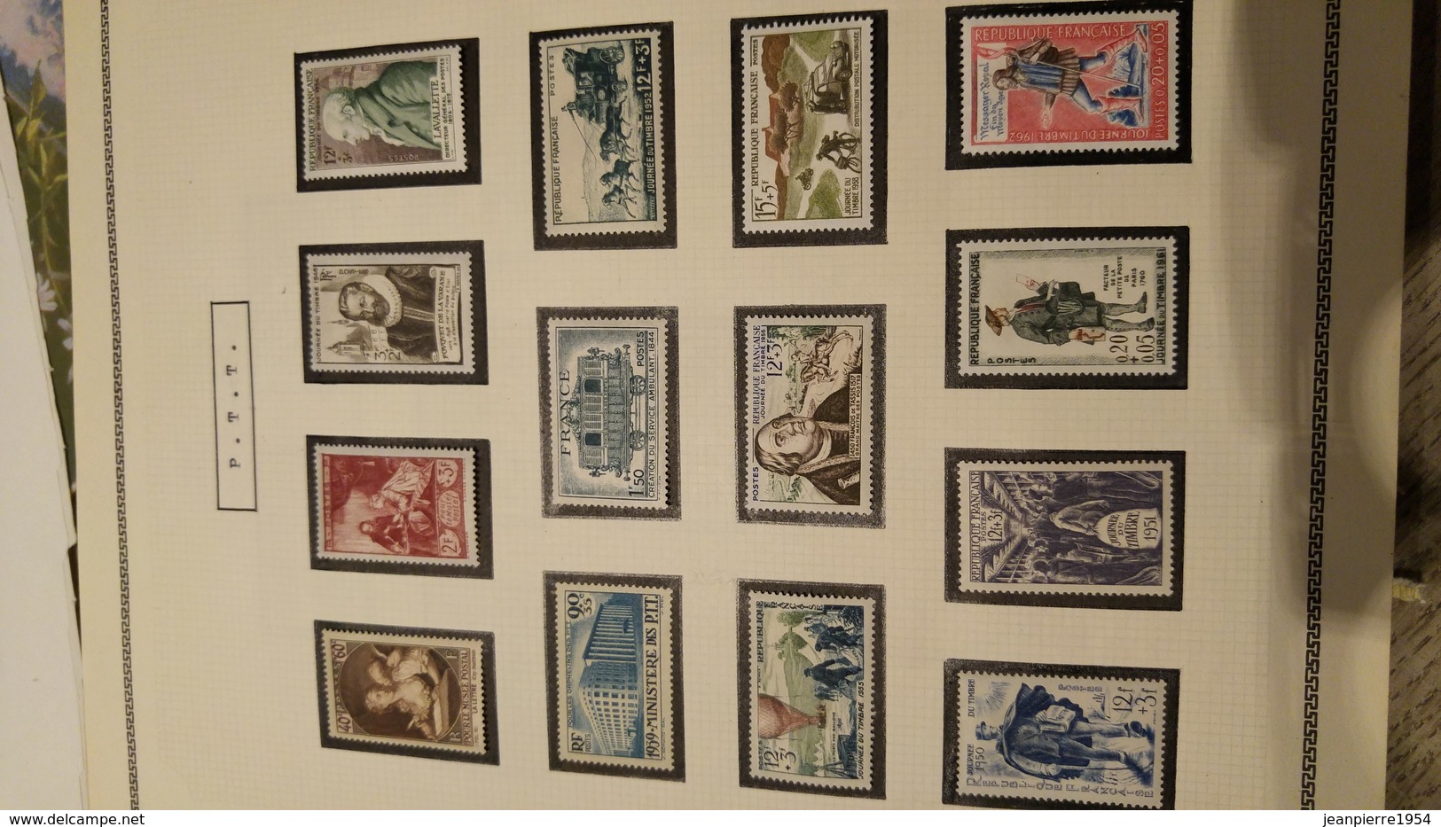 Anciens Timbres Dfrançais Neuf Sur Charniere - Collections (en Albums)