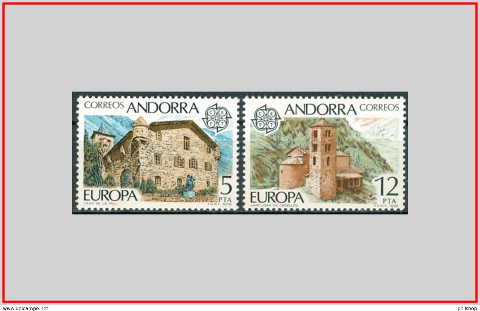 Andorra SP 1978 - Cat. 108/09 (MNH **) Europa CEPT - Europe (003463) - Nuovi