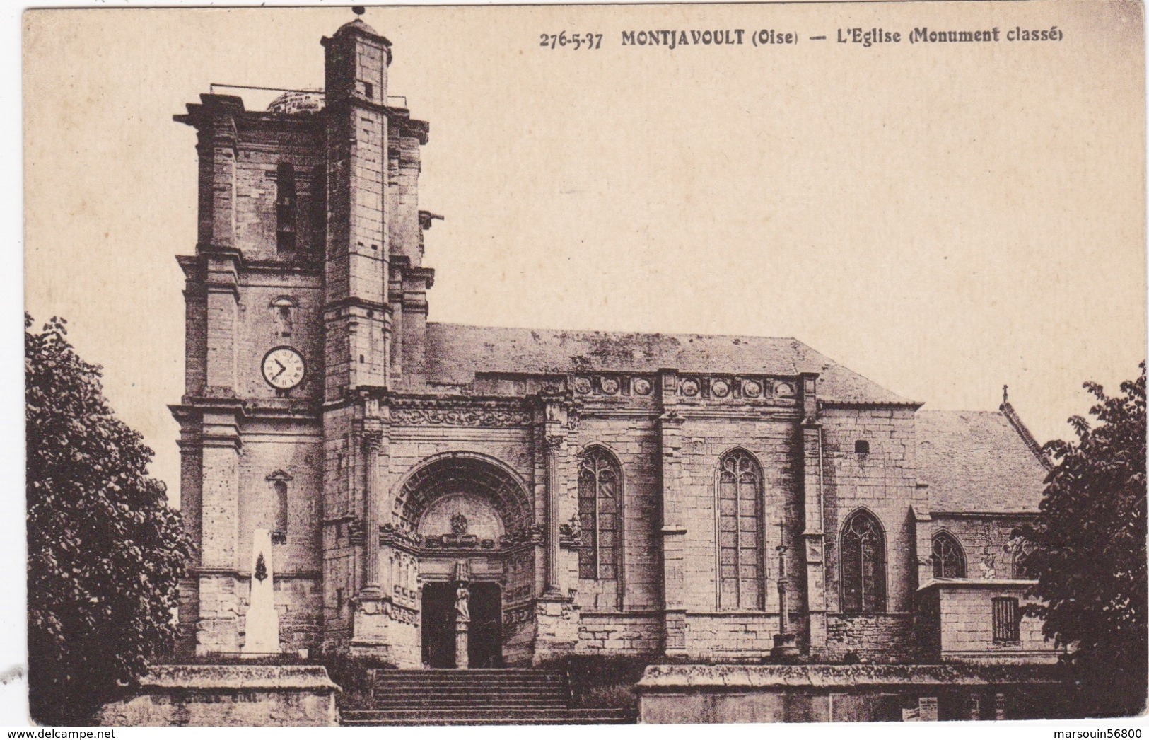 CPA Dept 60 MONTJAVOULT L'eglise - Montjavoult