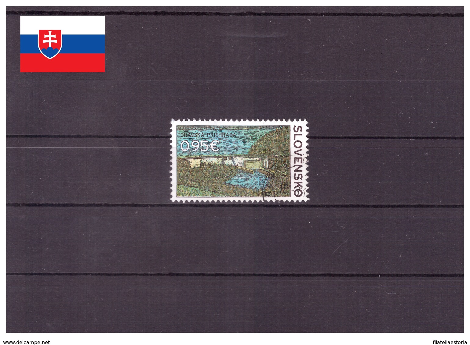 Slovaquie 2017 - Oblitéré - Barrages - Paysages - Michel Nr. 815 Série Complète (svk009) - Used Stamps