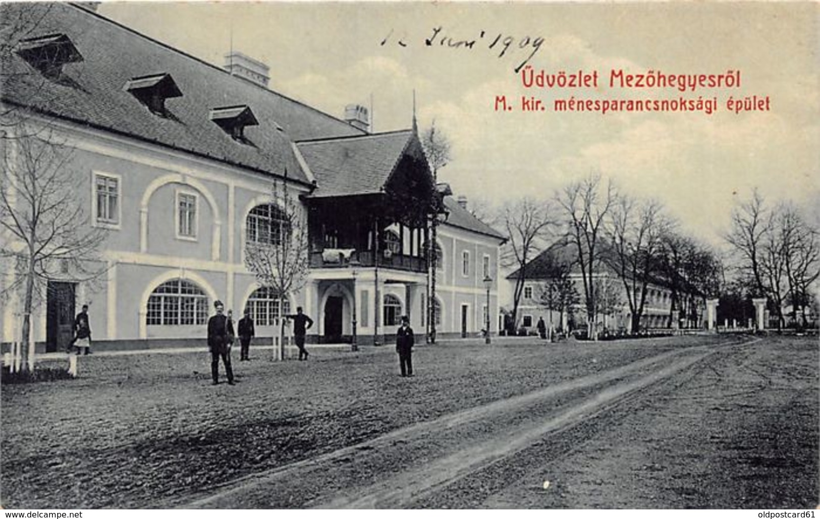 ALTE AK   MEZÖHEGYES / Ungarn  - Kaserne -  1909 Beschriftet - Hungary