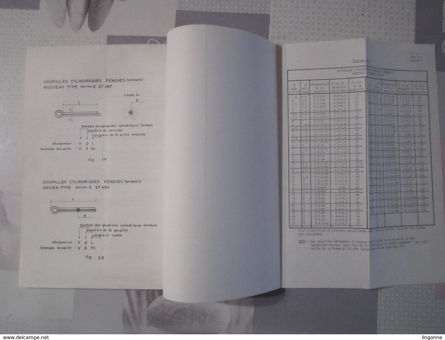 SNCF Direction Fiche Technique TC 005 Freinage des assemblages mécaniques 1972