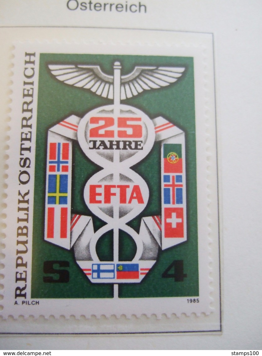 AUSTRIA   1985. EFTA 25 YEARS   MNH ** (IS11-000) - European Ideas