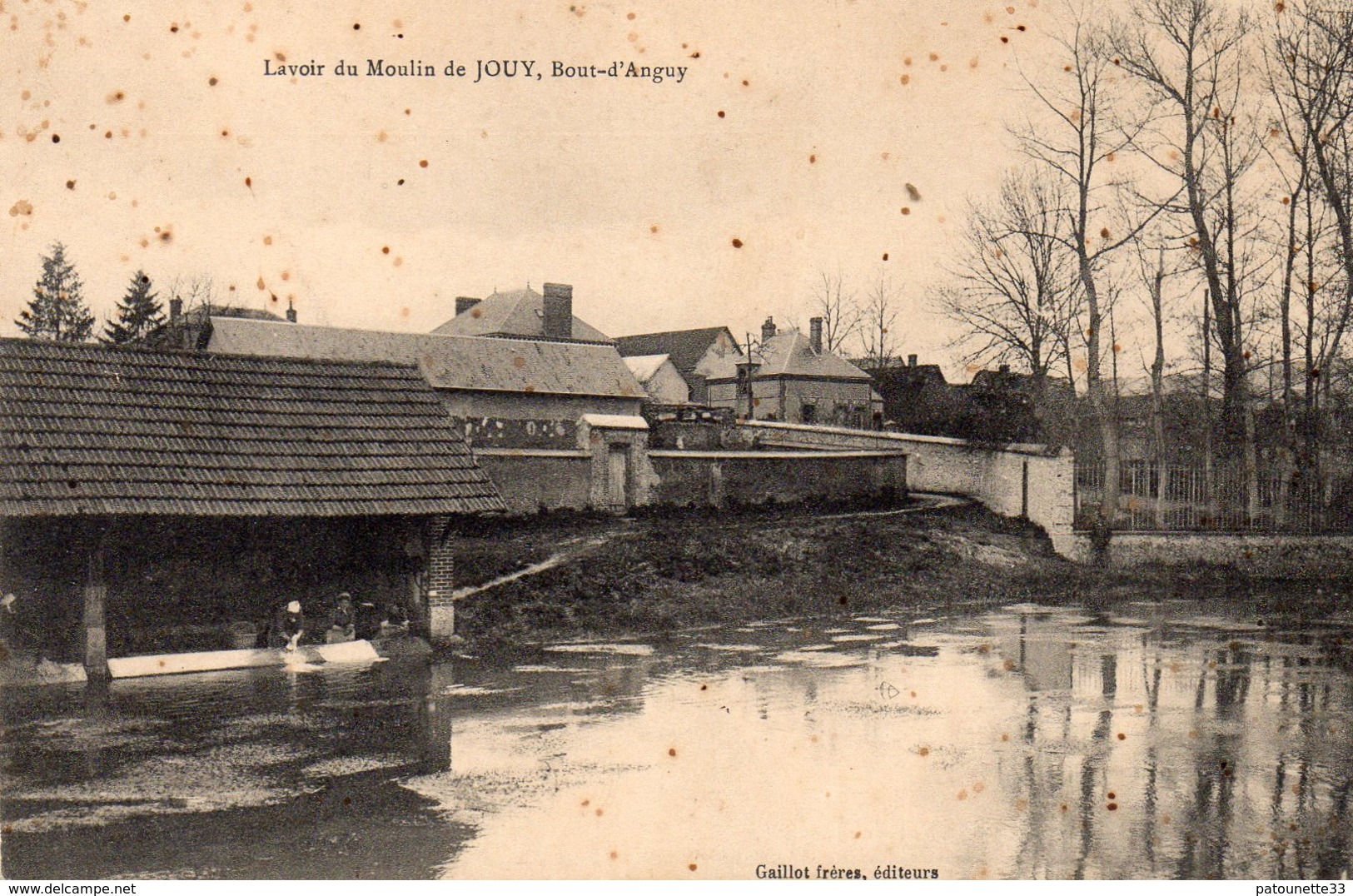 77 LAVOIR DU MOULIN DE JOUY BOUT D' ANGUY ANIMEE - Montereau