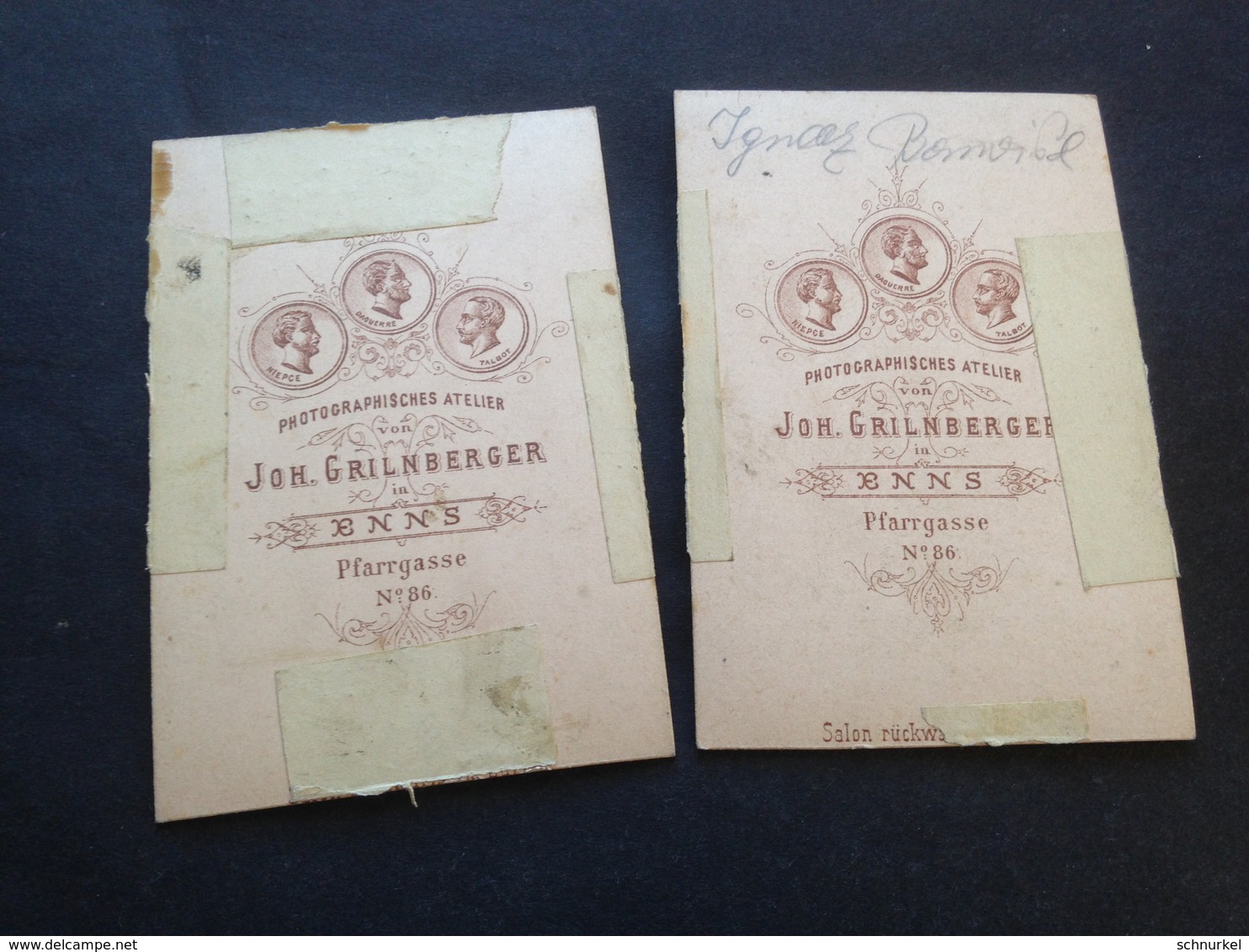 ENNS - JOH. GRILNBERGER - 2 CDV - Identifizierten Personen