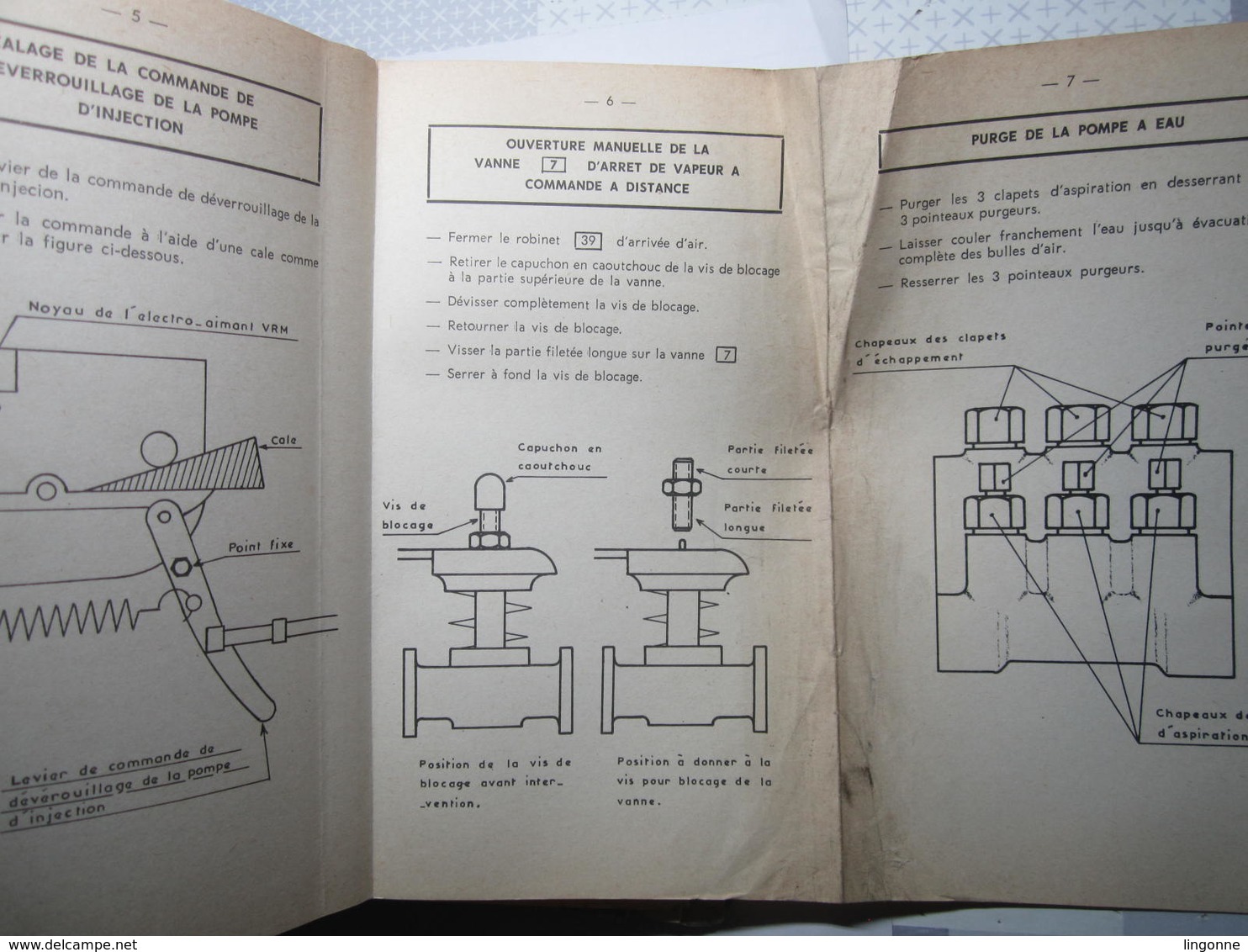Guide Dépannage FOURGONS-CHAUDIERES VAPOR 1300 Kg/h C 881 à 998 Recueil Document 1975 - Chemin De Fer