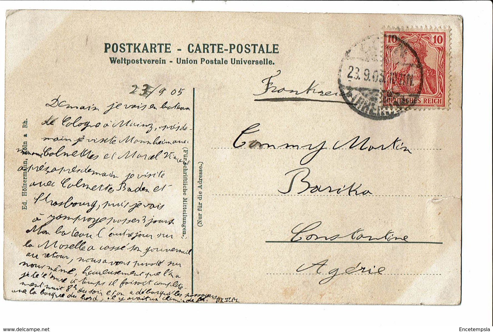 CPA - Cartes Postales-Allemagne Köln - Hauptpost-1905- S4003 - Koeln