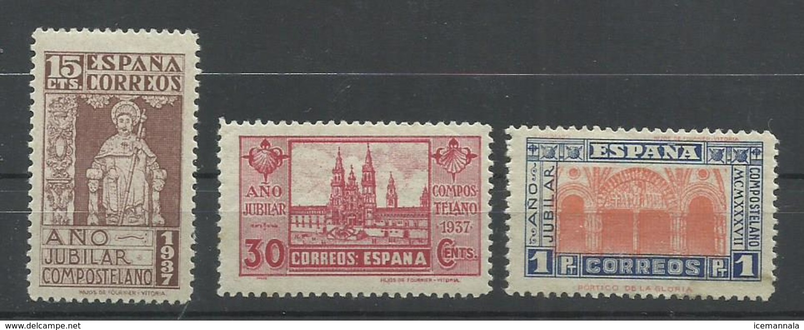 ESPAÑA  EDIFIL  833/35  MH  * - Nuevos