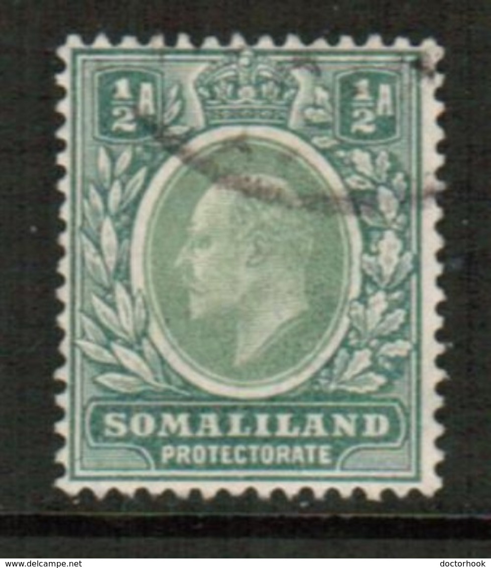 SOMALILAND PROTECTORATE   Scott # 27 VF USED (Stamp Scan # 434) - Somaliland (Protectoraat ...-1959)