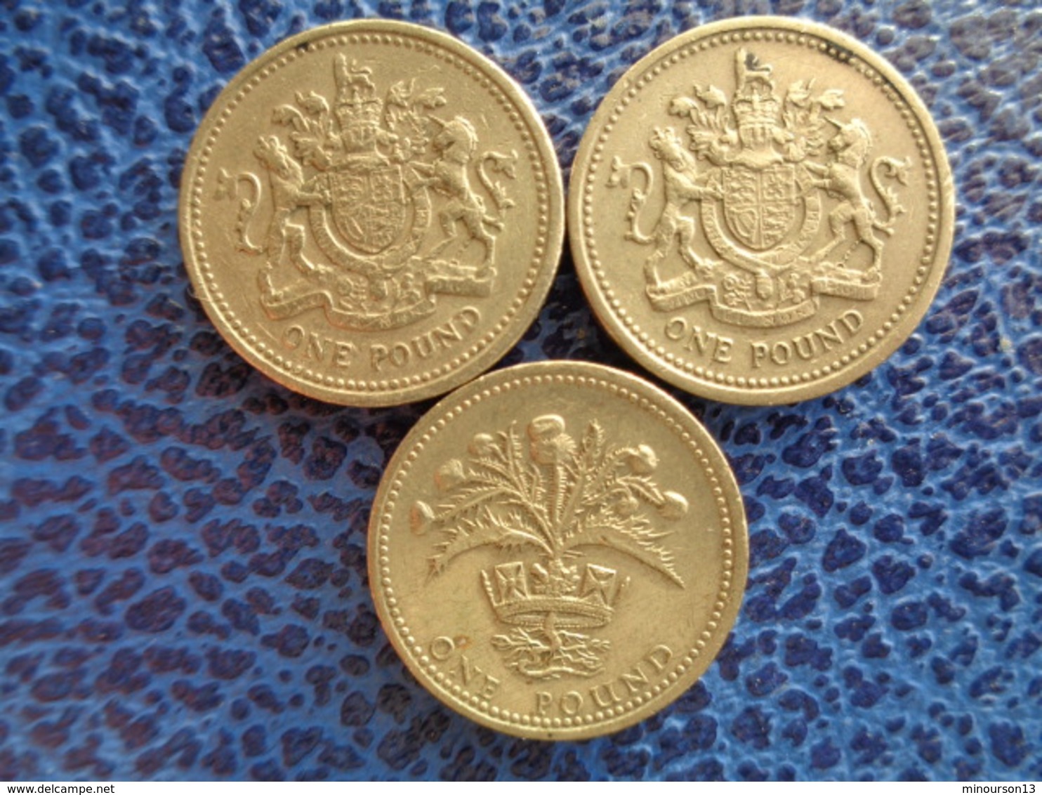 7 X ONE POUND , 1983 X 4 - 1984, 1989 & 1993 - 1 Pound