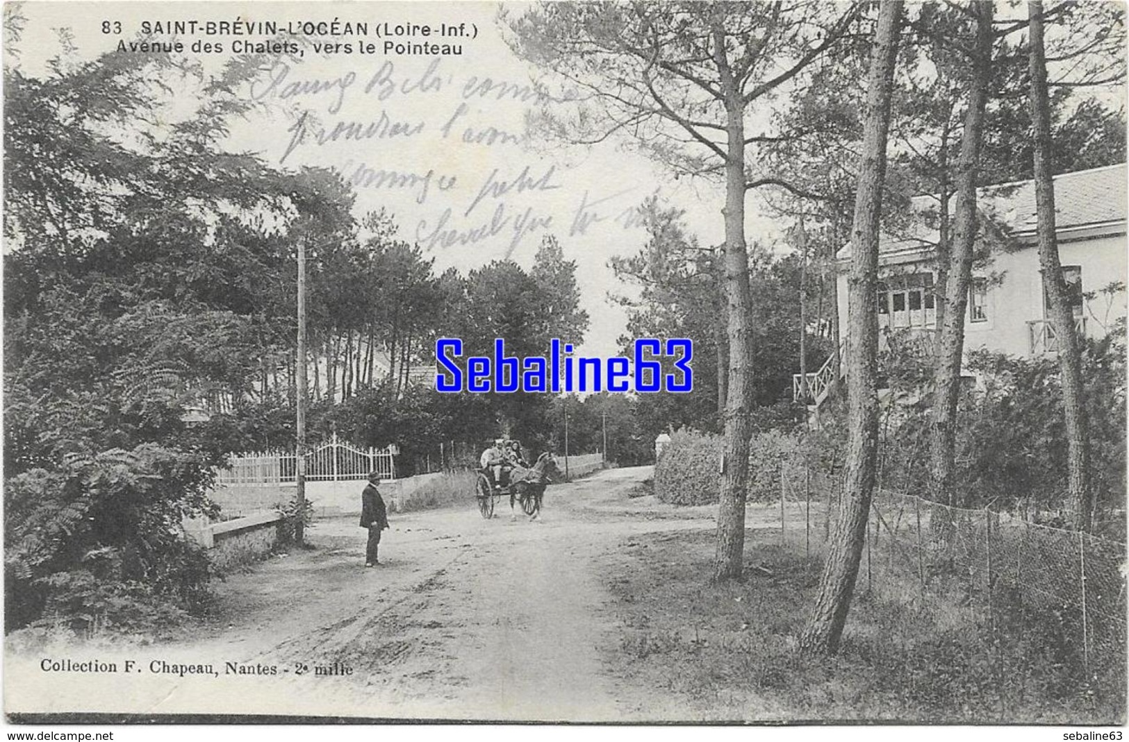 Saint-Brévin-l'Océan - Avenuedes Chalets , Vers Le Pointeau - Saint-Brevin-l'Océan