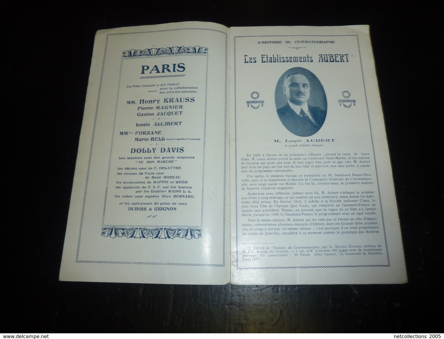 AUBERT PALACE CINEMA - PROGRAMME SPECIAL Et PROVISOIRE FEVRIER 1925 - ILLUSTREE(AD) - Programmes